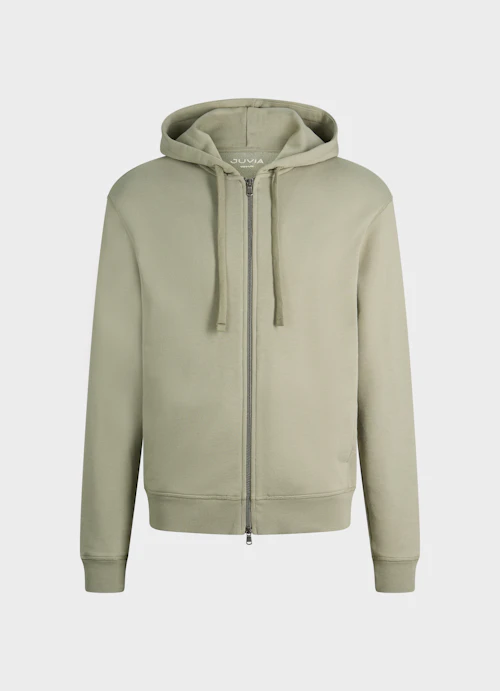 Casual Fit Jackets Zip-up hoodie l.green-khaki