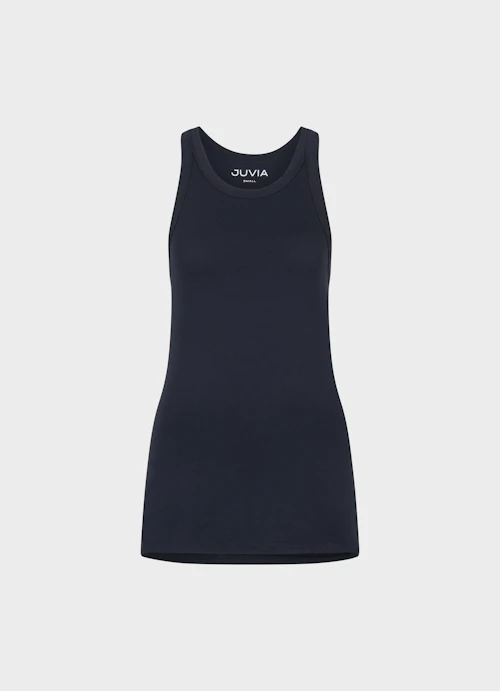 Slim Fit Tops Top navy