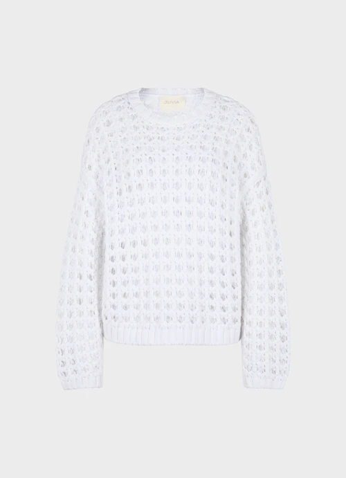 Casual Fit Knitwear Knit - Sweater white