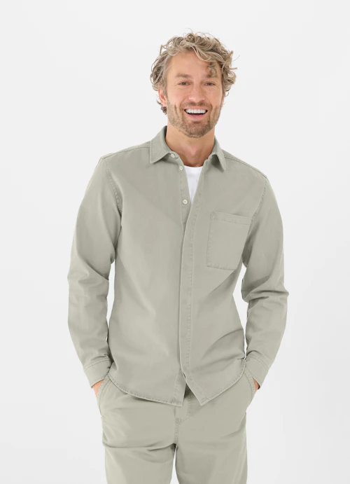 Regular Fit Shirts Denim shirt silver sage