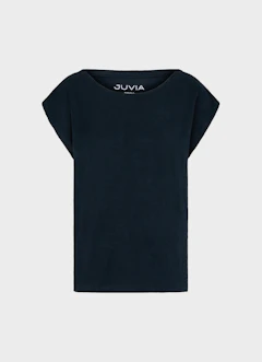 Regular Fit T-shirts Terry Cloth Boxy - T-Shirt navy