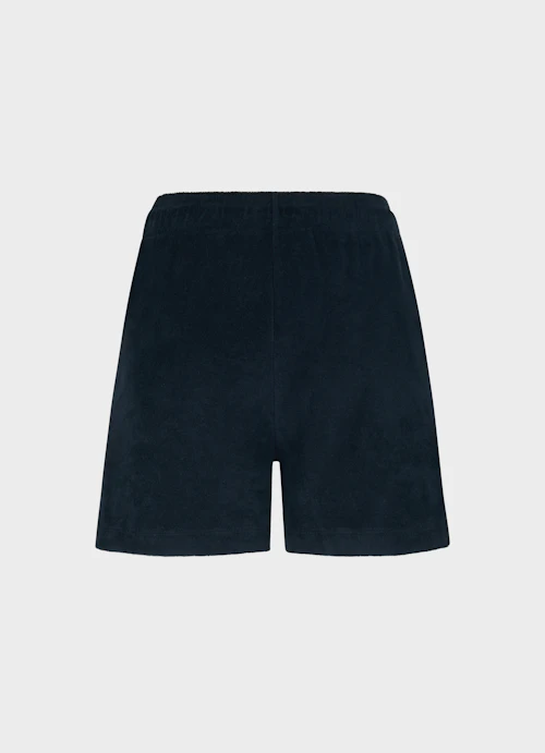 Medium Length Shorts Terry Cloth - Shorts navy