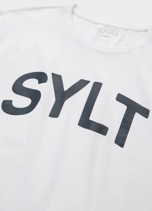 Coupe Regular Fit T-shirts Sylt - T-shirt pour homme white-navy