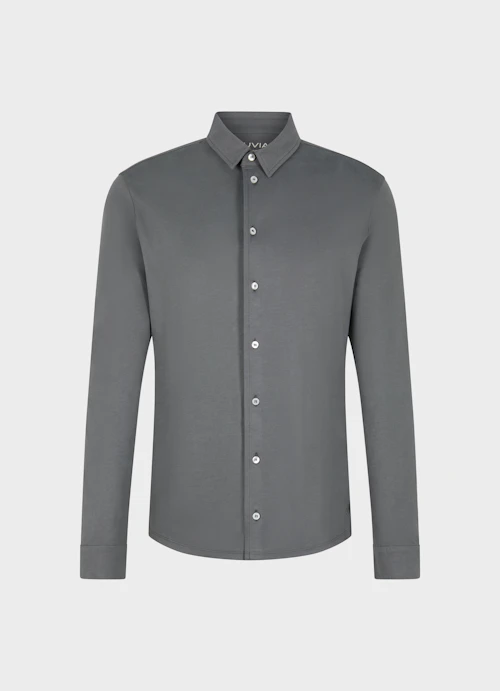 Regular Fit Shirts Jersey shirt smoke grey