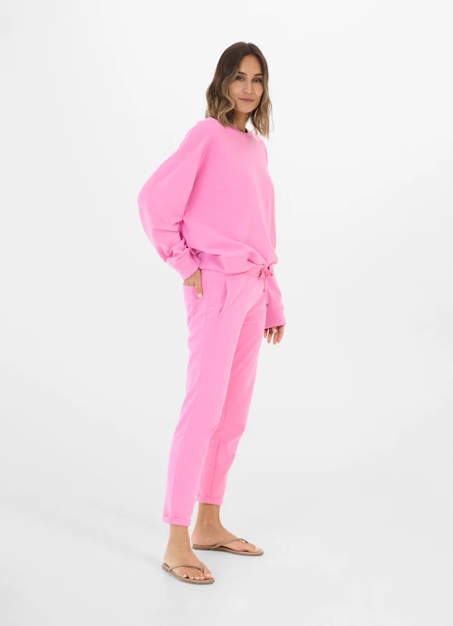 Coupe Casual Fit Pantalon de jogging Pantalon de survêtement coupe décontractée begonia pink