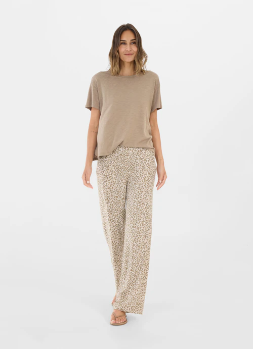 Coupe Wide Leg Pantalons Pantalon light sand
