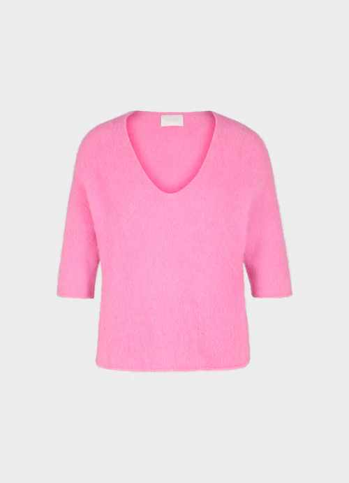 Coupe Regular Fit Maille Pull en maille begonia pink