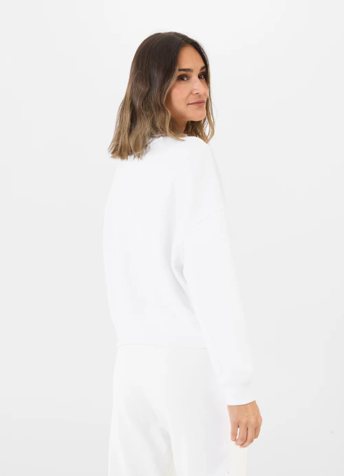 Oversized Fit Sweater Sweater white