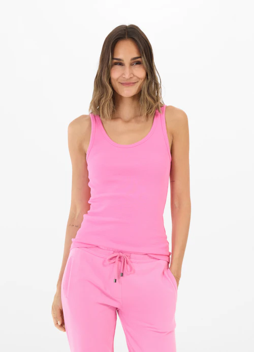 Coupe Slim Fit Hauts Haut begonia pink