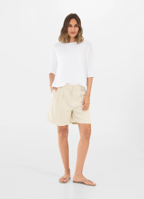 Casual Fit Shorts Twill - Shorts light sand
