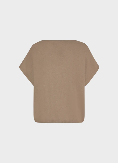 Casual Fit Strick Cashmere Blend - Pullover fungi