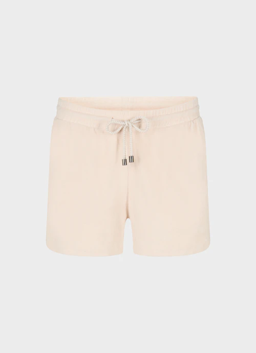 Courte longueur Short Short en tissu éponge light sand
