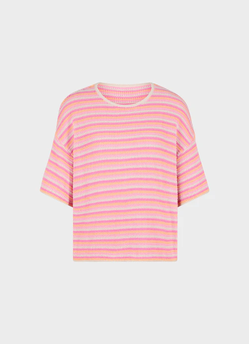 Coupe Casual Fit Maille Pull en maille begonia pink