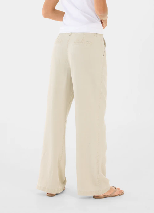 Coupe Casual Fit Pantalons Pantalon en sergé light sand