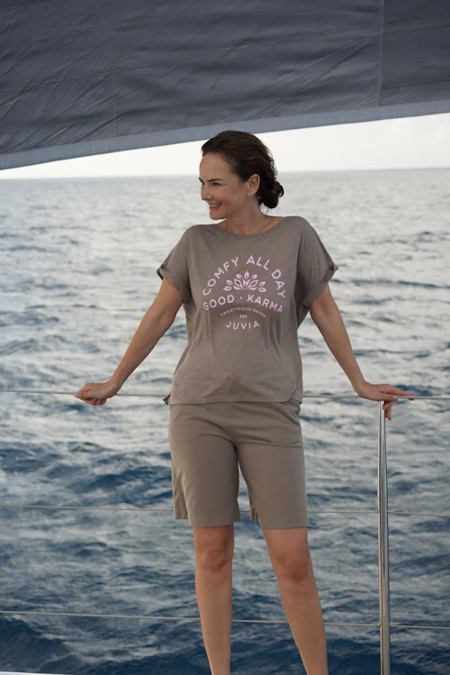 Coupe Boxy Fit T-shirts Boxy - T-shirt fungi