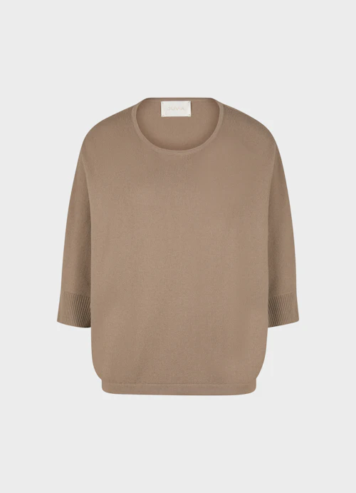 Casual Fit Knitwear Cashmere Blend - Sweater fungi