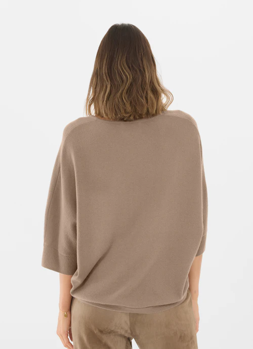 Casual Fit Knitwear Cashmere Blend - Sweater fungi