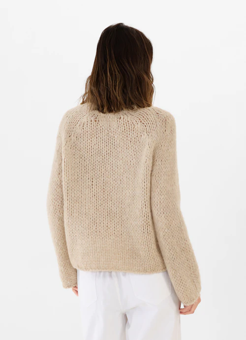 Coupe Casual Fit Maille Pull en maille fungi