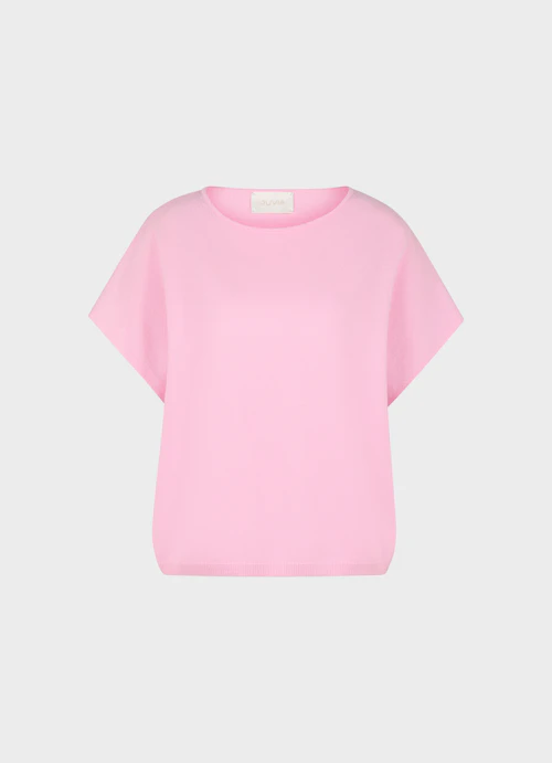 Casual Fit Strick Cashmere Blend - Pullover rose bloom
