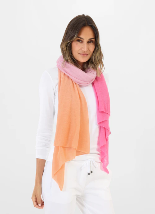 Coupe Regular Fit Maille Foulard begonia pink