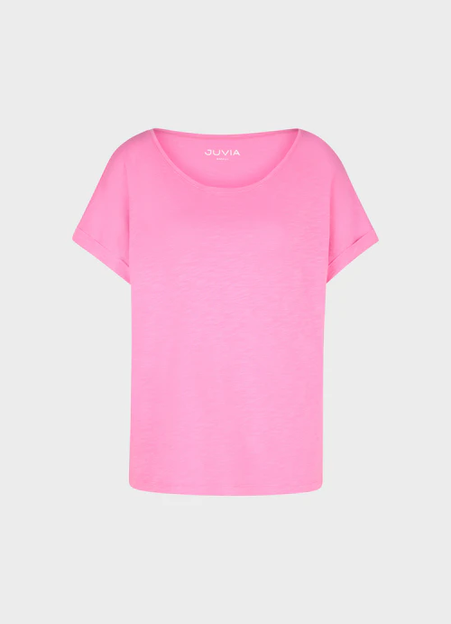 Coupe Boxy Fit T-shirts Boxy - T-shirt begonia pink