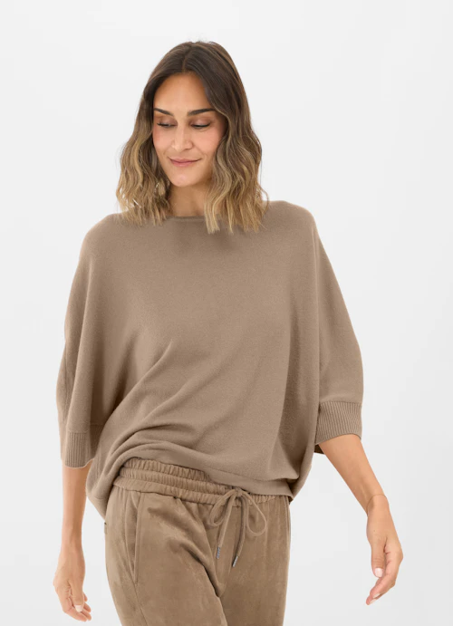 Casual Fit Knitwear Cashmere Blend - Sweater fungi