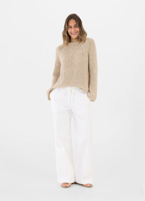 Coupe Casual Fit Maille Pull en maille fungi