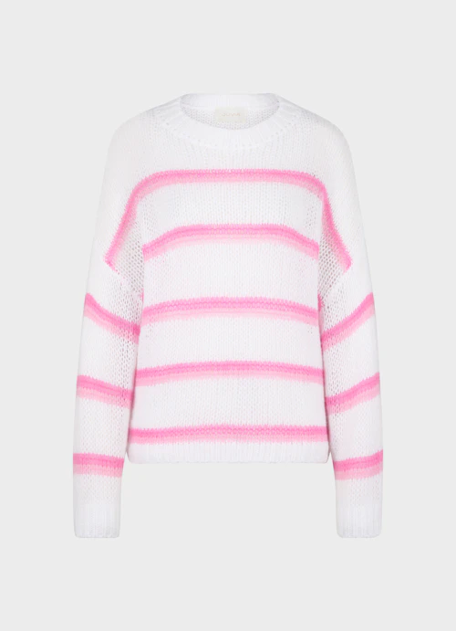Coupe oversize Maille Pull en maille begonia pink