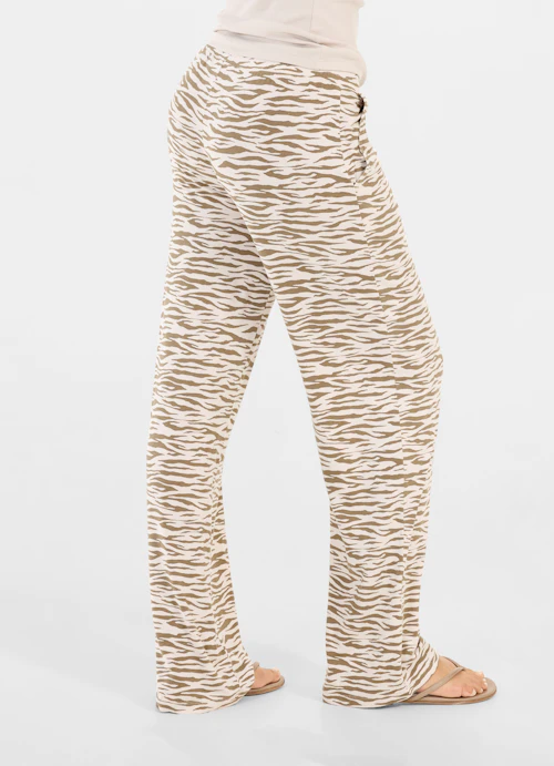 Coupe Wide Leg Pantalons Pantalon coupe jambes larges light sand