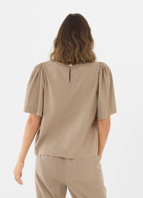 Loose Fit Blusen Bluse fungi
