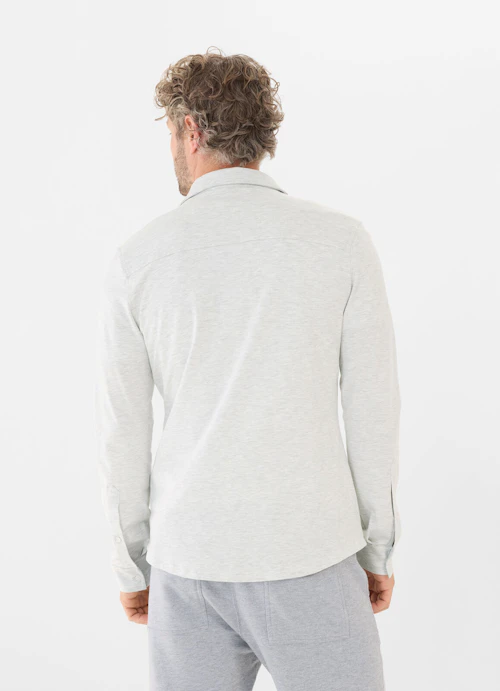 Regular Fit Hemden Hemd silver melange