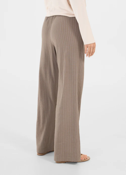 Coupe Casual Fit Pantalons Pantalon en lin fungi