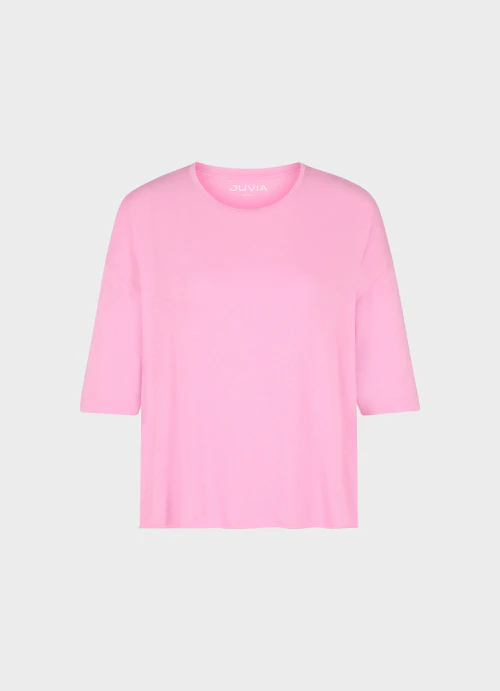 Coupe oversize T-shirts T-shirt rose bloom