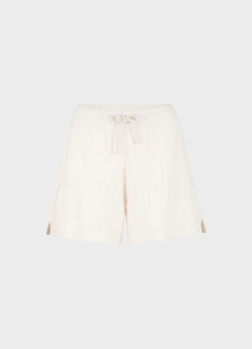 Longueur moyenne Short Short ajouré eggshell