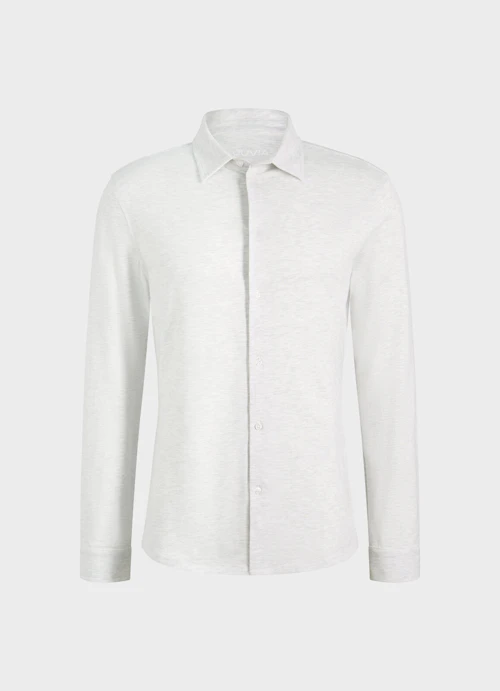 Regular Fit Hemden Hemd silver melange