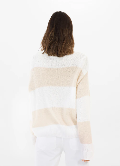 Coupe oversize Maille Pull en maille light sand