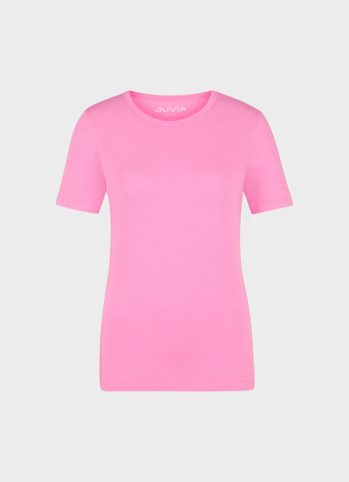 Coupe Slim Fit T-shirts T-shirt begonia pink