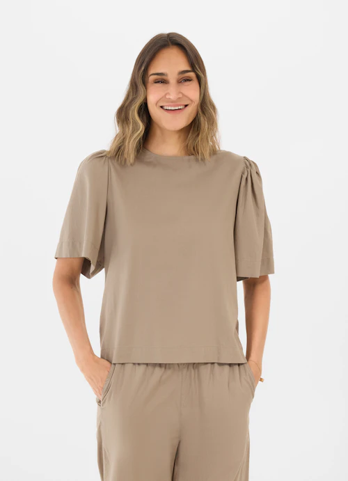 Loose Fit Blusen Bluse fungi
