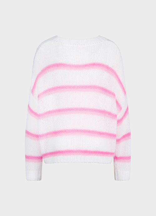 Coupe oversize Maille Pull en maille begonia pink