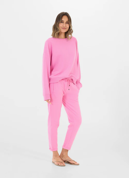 Coupe oversize Pulls Pull-over begonia pink