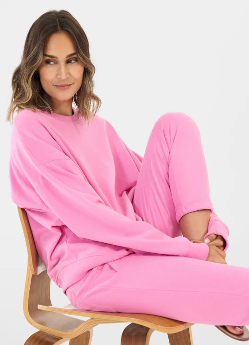Coupe oversize Pulls Pull-over begonia pink