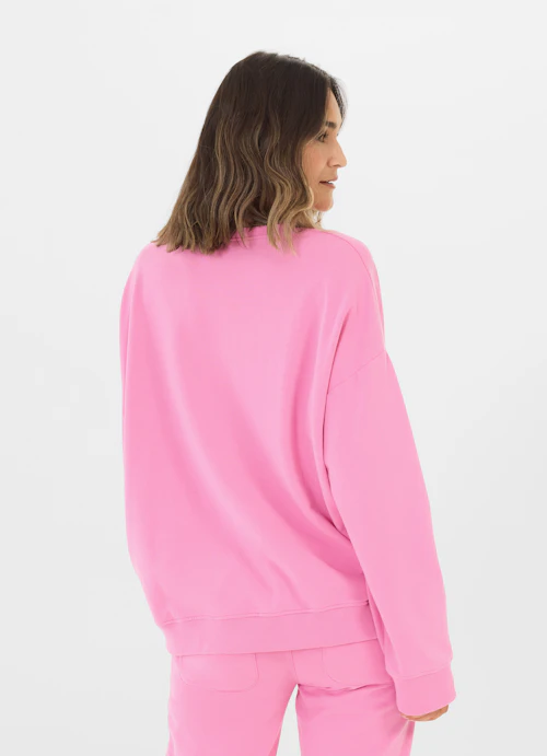 Coupe oversize Pulls Pull-over begonia pink
