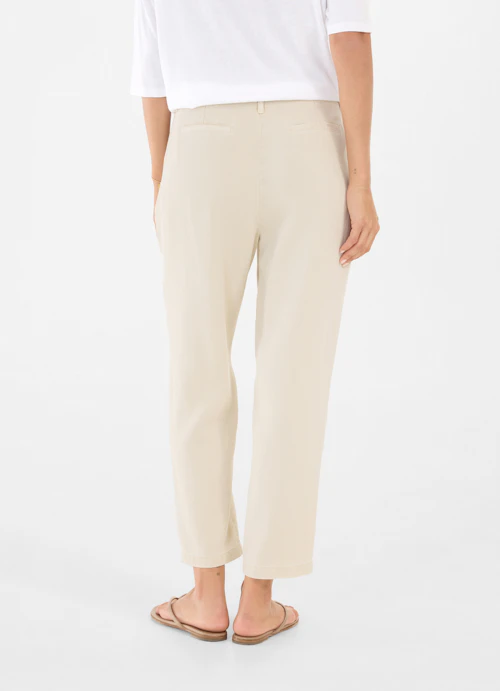 Regular Fit Hosen Twill - Hose light sand