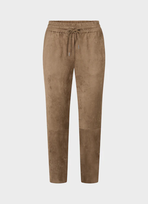 Regular Fit Hosen Tech Velours - Hose fungi