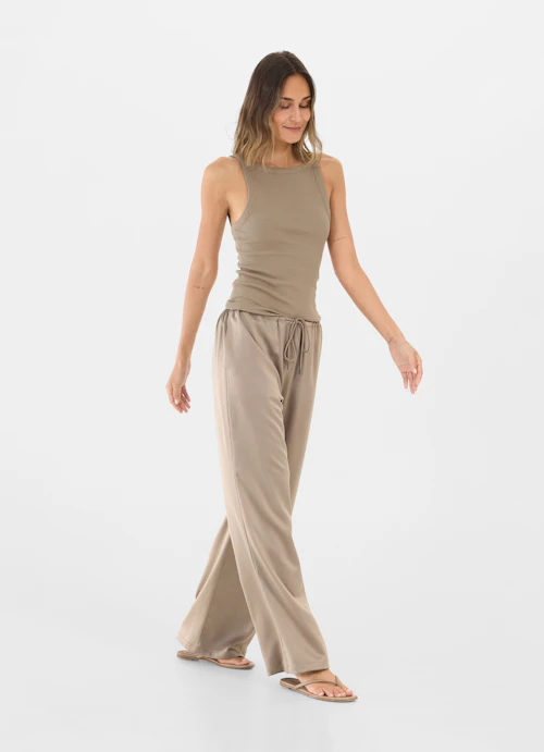 Coupe Slim Fit Hauts Haut fungi