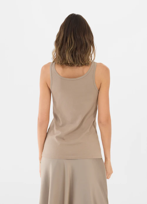 Coupe Slim Fit Hauts Haut fungi