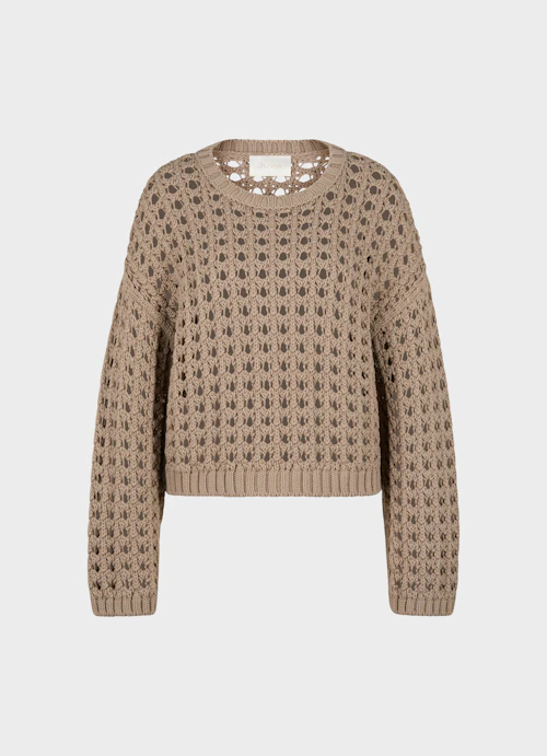 Coupe Casual Fit Maille Pull en maille fungi