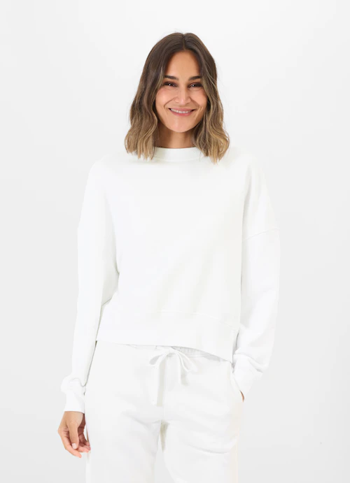 Oversized Fit Sweater Sweater white
