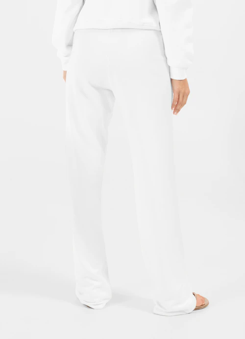 Boot Cut Sweatpants Sweatpants white
