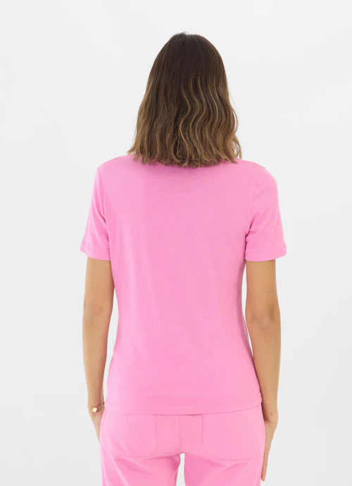 Coupe Slim Fit T-shirts T-shirt begonia pink